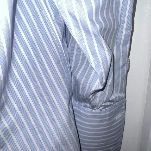 Joseph & Feiss Men's Non-Iron Fitted Striped Button Down - Picture 7 of 9